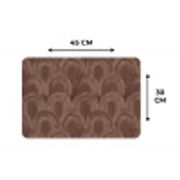 Ritmisch - Effect - Bruin Placemat vinyl groot 368 -specs