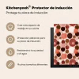 Cirkels - Modern - Kleurrijk Inductie beschermer vinyl 3mm middel 274 -zzsfeer2_SP