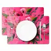 Bloemen - Verf - Roze Placemat vinyl groot -zzsfeer2_Kitchenyeah-website