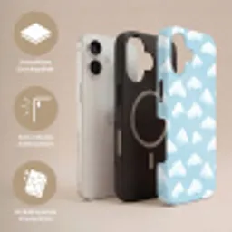 Wolken - Illustratie - Blauw Toughcase MagSafe Apple iPhone 17 klein 1017 -USP_Lagen_DE