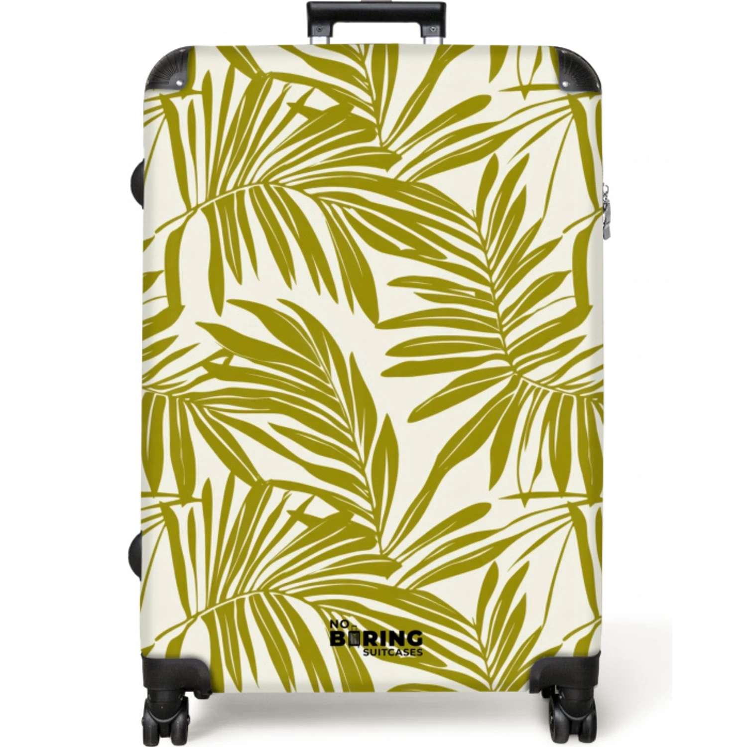 Palmblad - Patroon - Groen NBS - Large koffer - Volwassenen Unisex groot -zzzzzzzzkaufland2