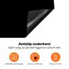 Milkshake - Goud - Drinken - Zwart Inductie beschermer vinyl 3mm klein -zzzzzzz-td-onderkant