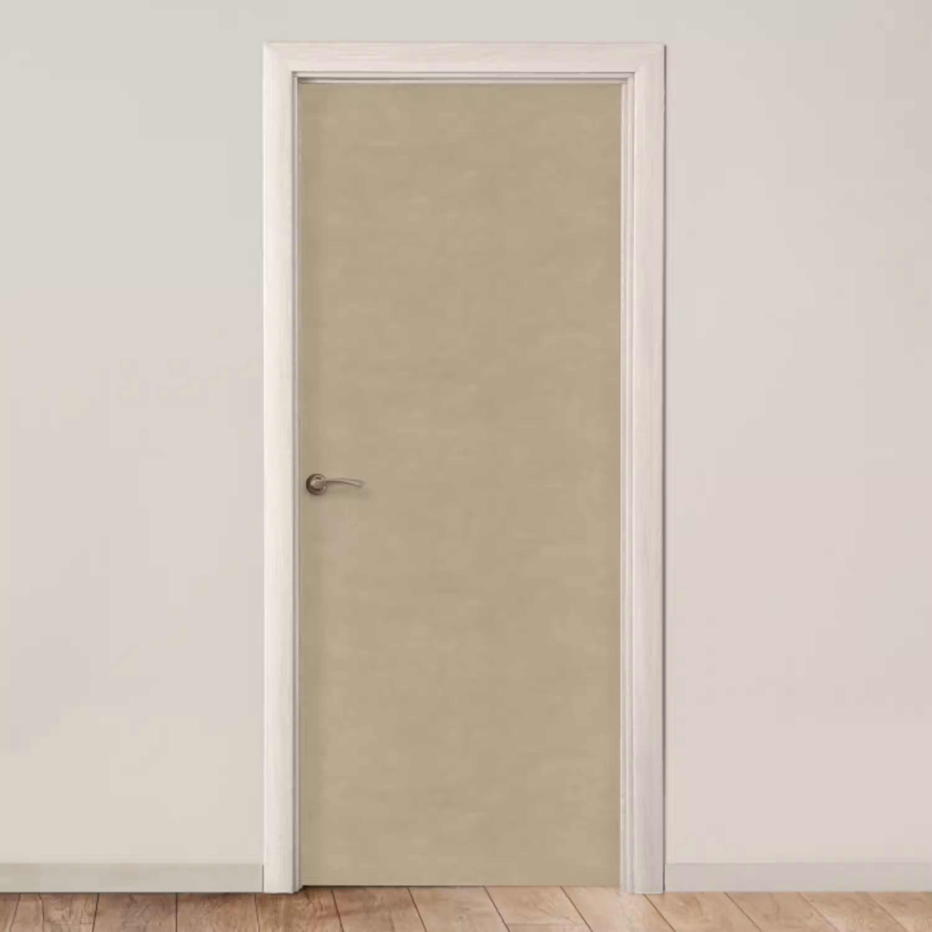 Zandkleur - Korrelige structuur - Beton deurposter klein 289 -3d_beige