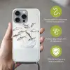 Vissen - Water - Wit Hoesje iPhone 16 Pro Max met koord klein -sfeer2_NL