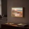 Duin - Planten - Zonsondergang - Strand - Zee Light Box met batterij (Wandlamp) middel -sfeer1