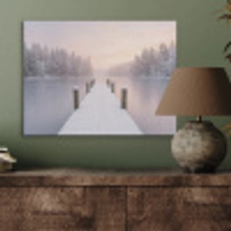Steiger - Meer - Mist - Winter - Serene PET vilt klein -sfeer2