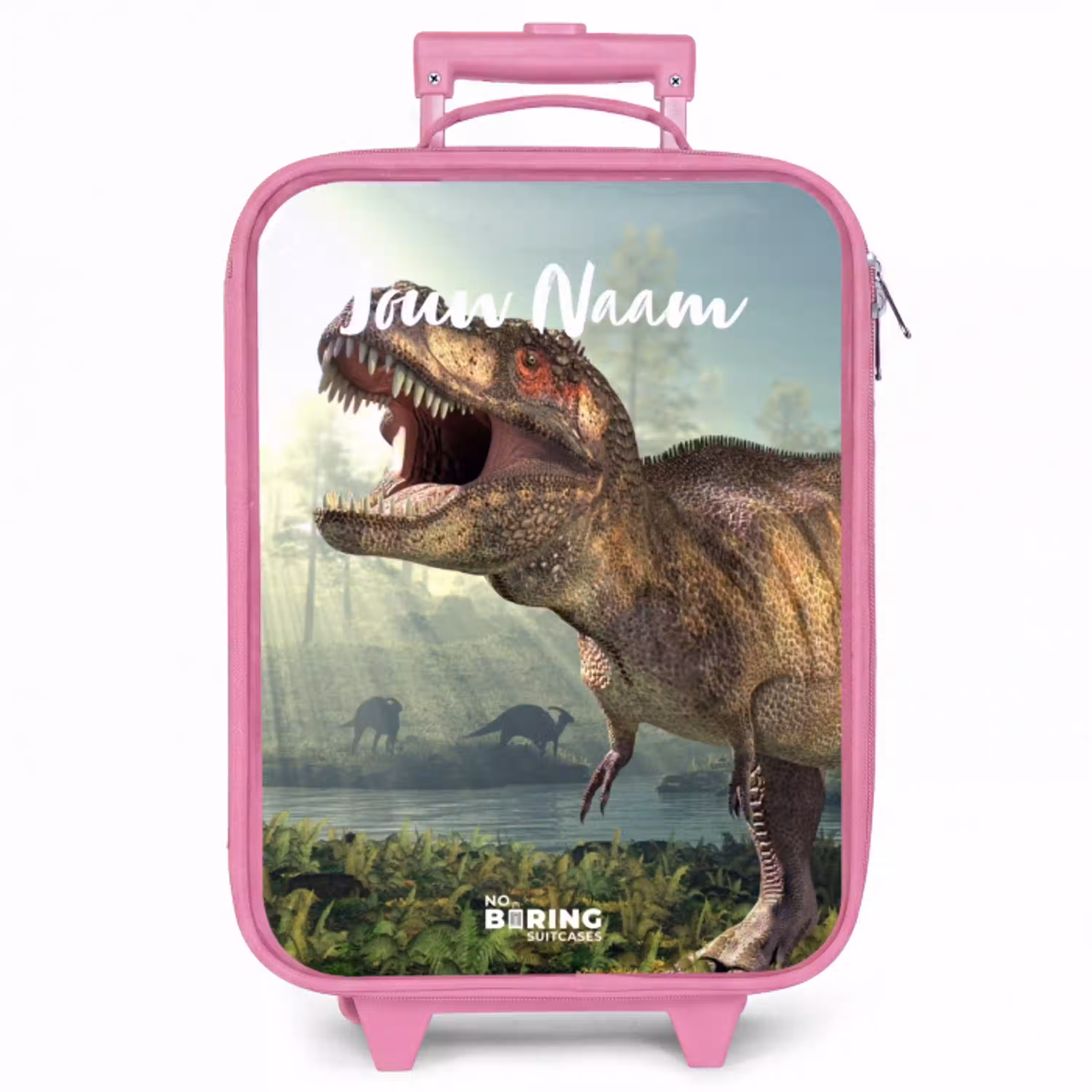 Thijs Tyrannosaurus Kinderkoffer - Roze klein -zzz_website3d