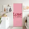 Love - Roze - Spiegeling deurposter klein -sfeer5