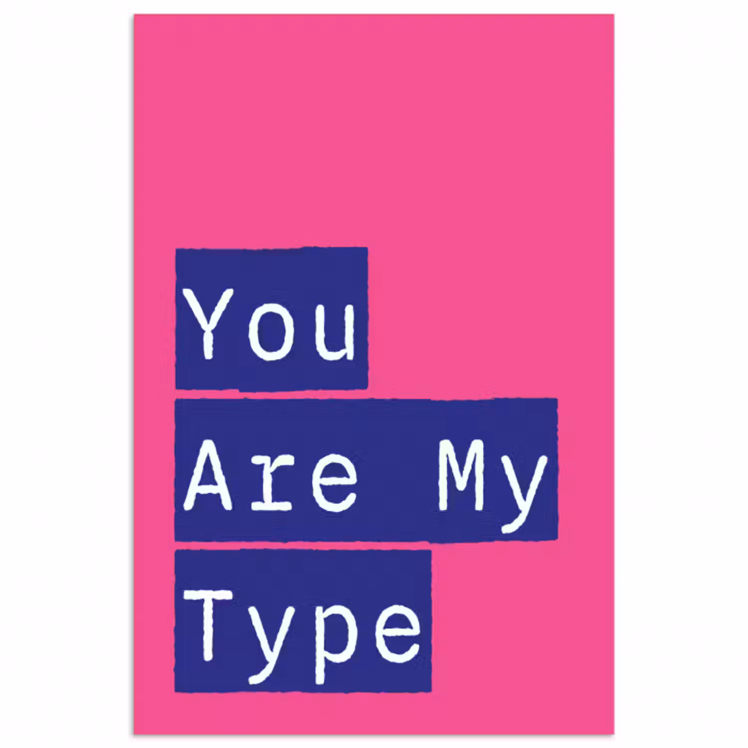 Poster - Valentinstag - Text - Liebe