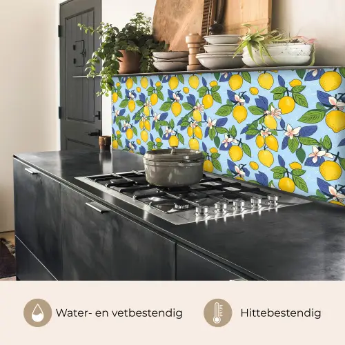 Illustratie - Citroen - Patroon keuken achterwand 2 middel 871 -usp_NL