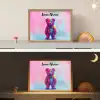 Beer - Kleurrijk - Dier Light Box met batterij (Wandlamp kind) middel -sfeer3_kind