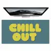 Chill out - Geel - Blauw Muismat XXL klein -zzz3d