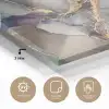 Goud - Blauw - Marmer plexiglas 5mm klein -sfeer2