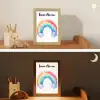 Regenboog - Kinderen - Meisje Light Box met kabel (Kinderlampje) klein -sfeer3_kind