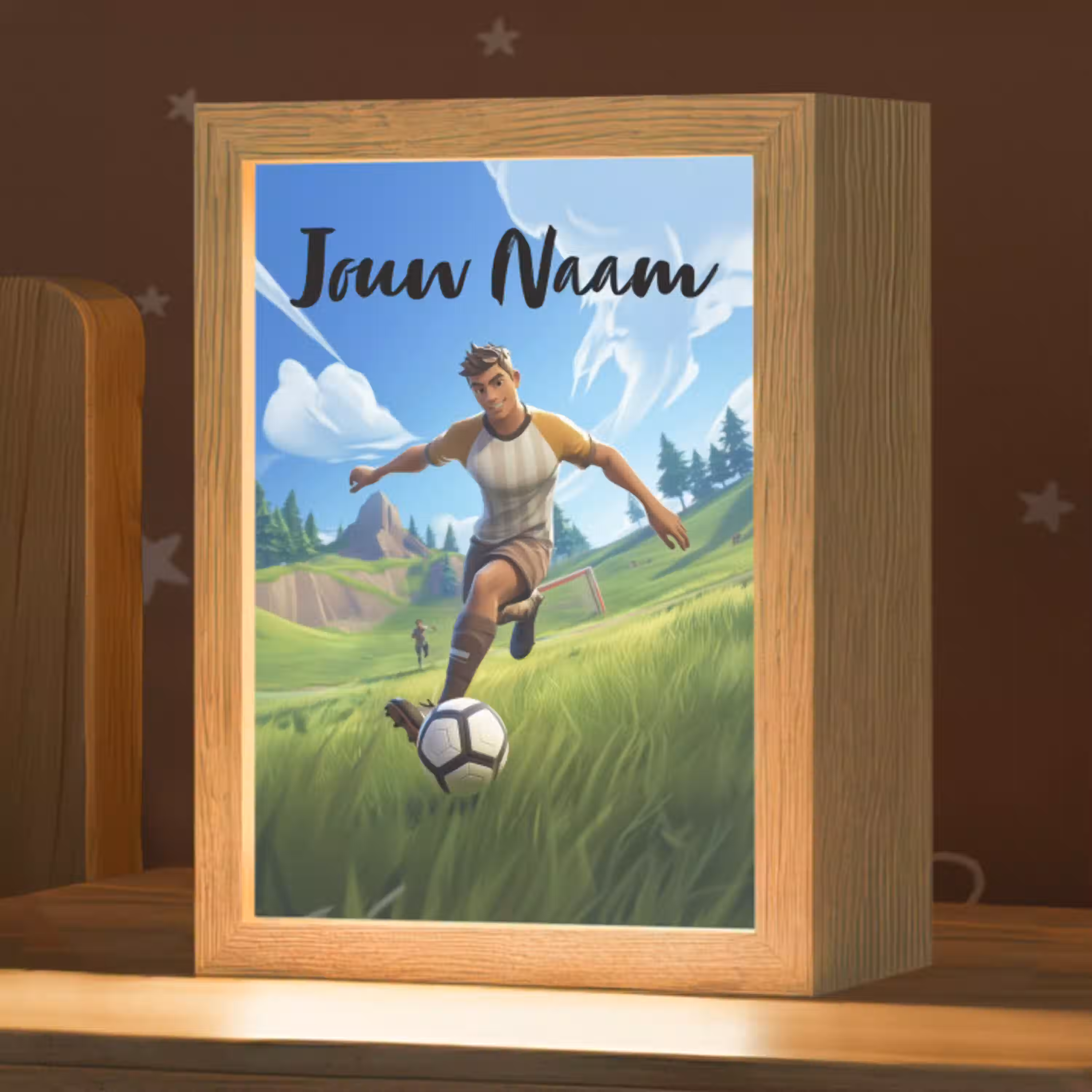 Voetbal - Jongen - Goal - Voetbaltenue Light Box met kabel (Kinderlampje) klein -zzz_3d_website