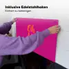 Oh la la - Roze - Oranje - Minimalistisch Inductie beschemer met haakjes klein -ky-ophangen-de