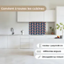Patronen - Abstract - Bloemen keuken achterwand 2 middel 865 -sfeer4_FR