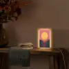 Zon - Geel - Bergen - Water Light Box met kabel (Tafellamp) klein -sfeer4