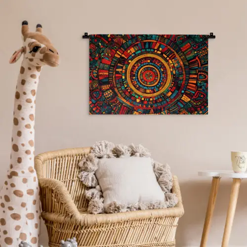 Mandala - Cirkels - Patronen Wandkleed katoen klein -wsfeer5_kind