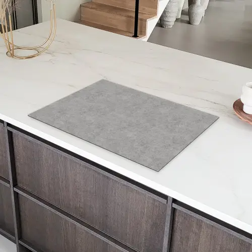 Beton - Oud - Patroon Inductie beschermer vinyl 3mm klein 276 -sfeer8