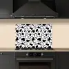 Vormen - Lijnen - Grafisch keuken achterwand spatscherm klein 900 -sfeer1