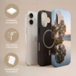 Bomen - Reflectie - Water - Zonsopgang - Serene Toughcase MagSafe Apple iPhone 17 klein -USP_Lagen_DE