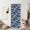 Botanisch - Patroon - Blauw deurposter klein 289 -sfeer6