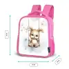 Konijn - Baby dier - Kinderen Kinderrugzak - Roze middel -productfoto_formaten