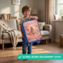 Bloemenfee in roze sprookjeswereld Kinderkoffer - Blauw klein -sfeer2_FR
