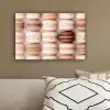 Macarons - Beige - Bruin canvas 2cm klein -sfeer3