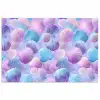 Schelpen - Paars - Blauw - Patroon poster papier klein -3d