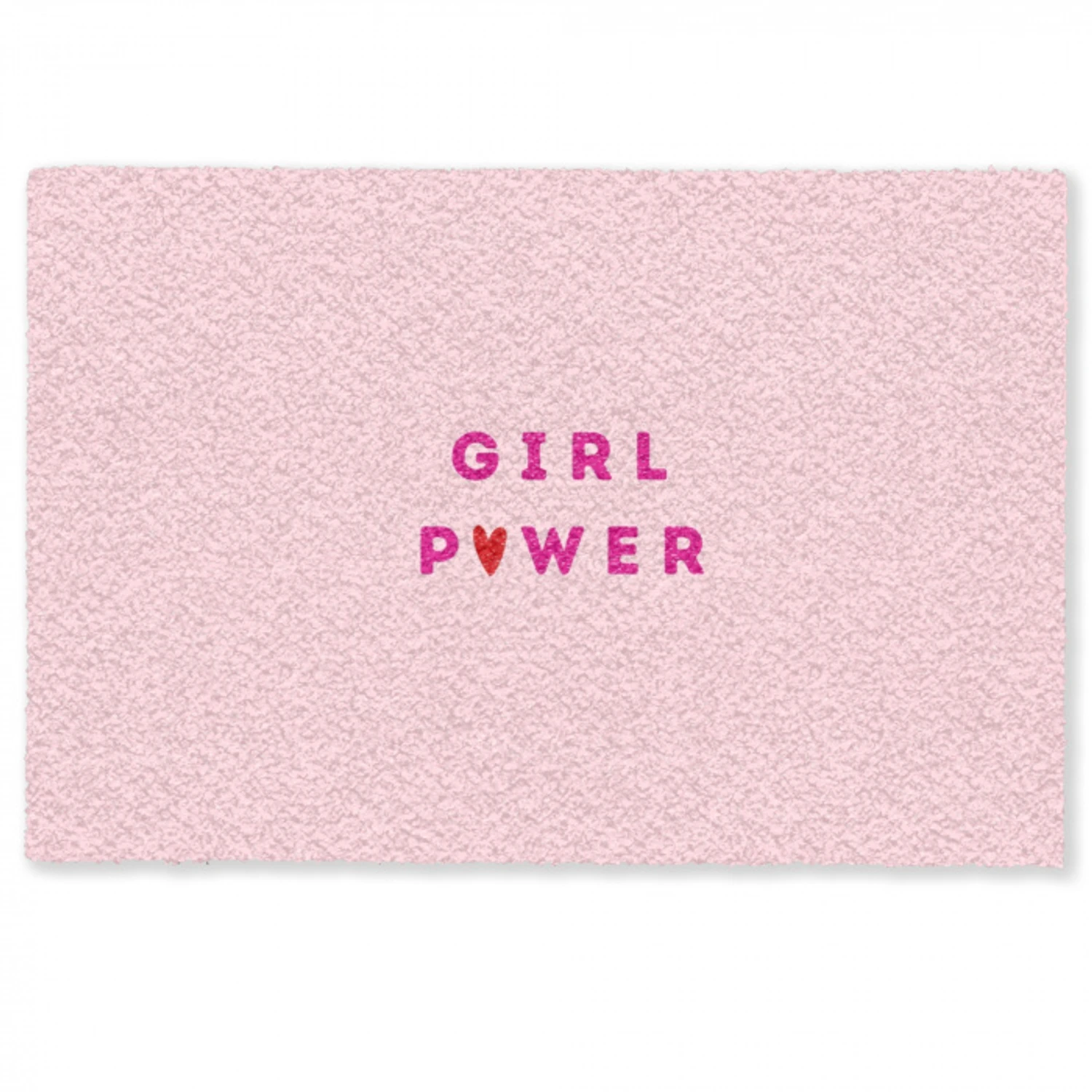 Girl power - Roze - Hartje Deurmat klein -zkaufland3d