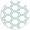 Patroon - Lijn - Design - Hexagon Wandcirkel kunststof plaat 5mm dik klein 188 -3d