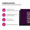Oh hi - Paars - 3D Inductie beschermer vinyl 3mm klein -zzzzzzz-lf-ups