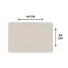 Bloemen - Bladeren - Licht - Taupe Placemat vinyl groot 368 -specs