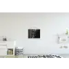 Wijnfles - Glas - Handen - Raam textielposter latten blank klein -kinderkamer