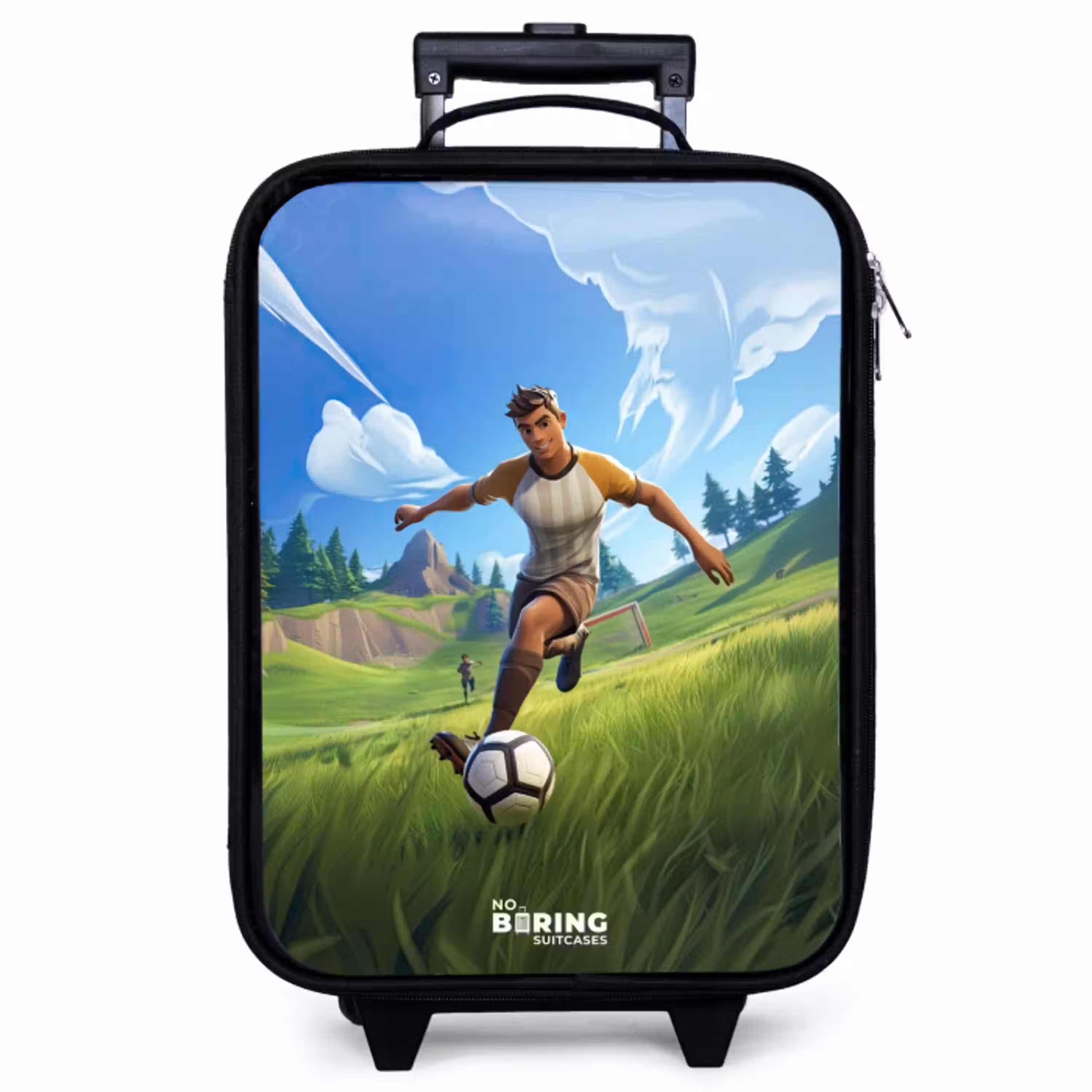 Voetbal - Jongen - Goal - Voetbaltenue Kinderkoffer - Zwart klein -zzz_website3d