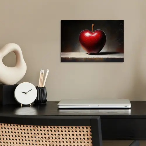 Apple - Hart - Rood poster papier klein -sfeer1