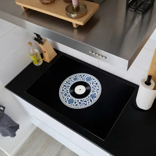 Vinyl - LP - Delfts Blauw - Muziek Inductie beschemer met haakjes klein -sfeer1