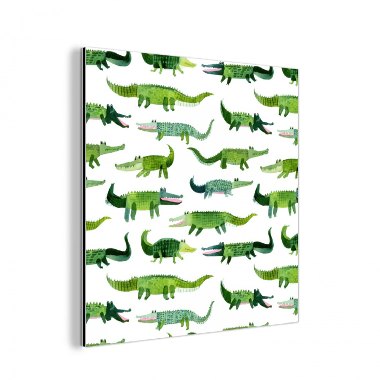 krokodillen - Speels - Groen aluminium wit klein 46 -3d