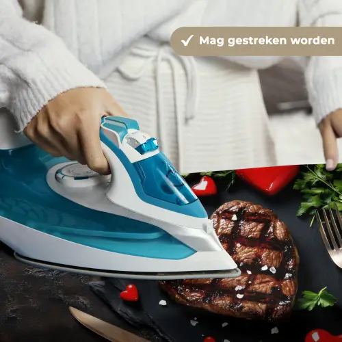 Steak - Hart - Bestek Wandkleed katoen klein -sfeer9