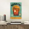 Cocktail - Negroni - Art - Sinaasappel plexiglas 5mm klein -sfeer1
