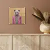 Panda - Pak - Zonnebril - Blauw plexiglas 5mm klein -sfeer5