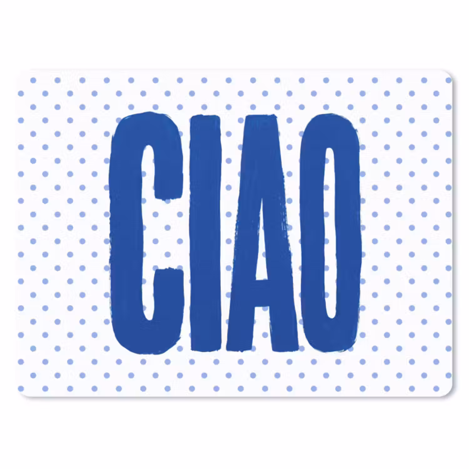 Muismat - Ciao - Stippen - Roze - Wit