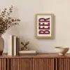 Japandi - Beer - Red - Retro Light Box met kabel (Tafellamp) klein -sfeer2