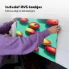 Appels - Water - Turquoise Inductie beschemer met haakjes klein 777 -ky-ophangen-nl