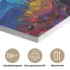 Boom - Zon - Verflook - Kleuren - Abstract PET vilt klein -closeup_NL