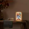 Levensboom - Natuur - Kleurrijk - Boom Light Box met kabel (Tafellamp) klein -sfeer4