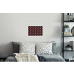 Symmetrisch - Tegel - Burgundy Muursticker klein 286 -slaapkamer