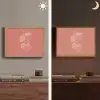 Minimalistisch - Illustratie - Aardbei - Tak Light Box met batterij (Wandlamp) middel -sfeer3